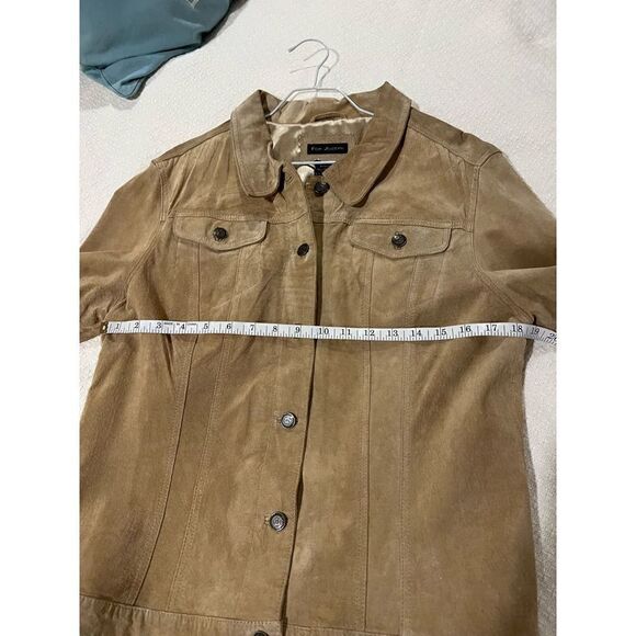 For Joseph Vintage light tans Suede Jacket size XL - Picture 7 of 8